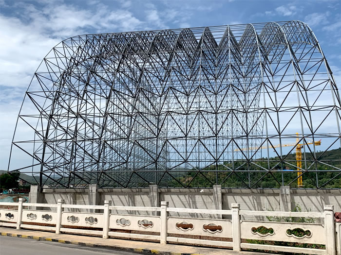 福泉山寨矿储煤棚网架